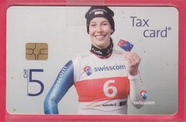 TELEFONKARTE (TAX CARD) MICHELLE GISIN, 5 FRANKEN