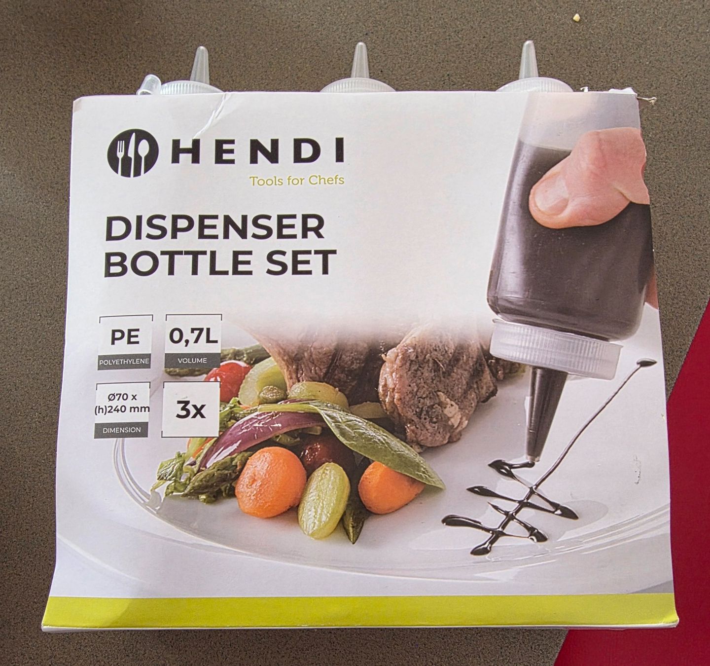 Autres vaisselles & verres: Hendi Spender-Flaschen 3er Set – Neuf avec emballage d'origine à Wikon par _mc_speedy_