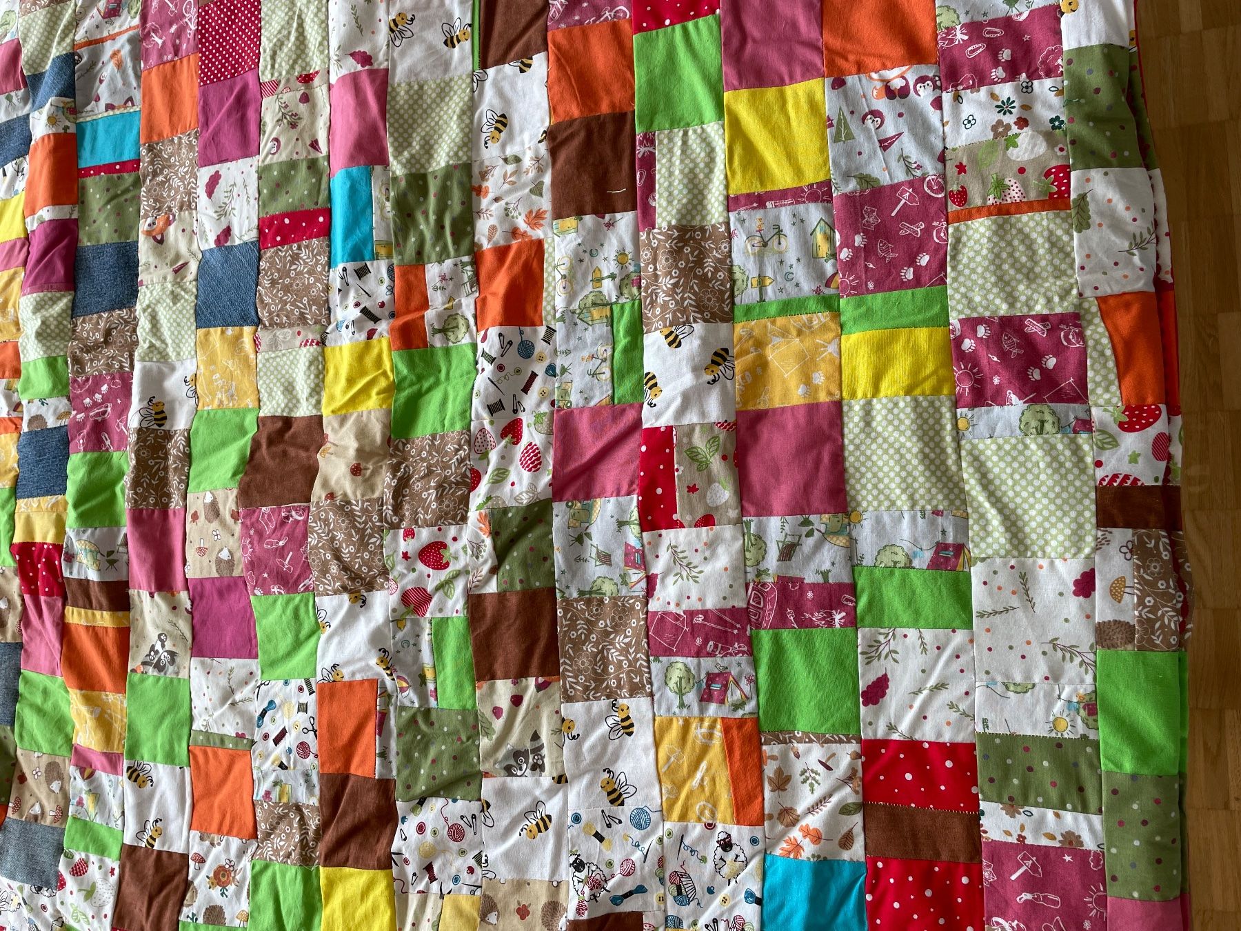 Coperte: Patchwork Krabbeldecke Bunt – Nuovo e nell'imballaggio originale da Zofingen venduto da Hathoway