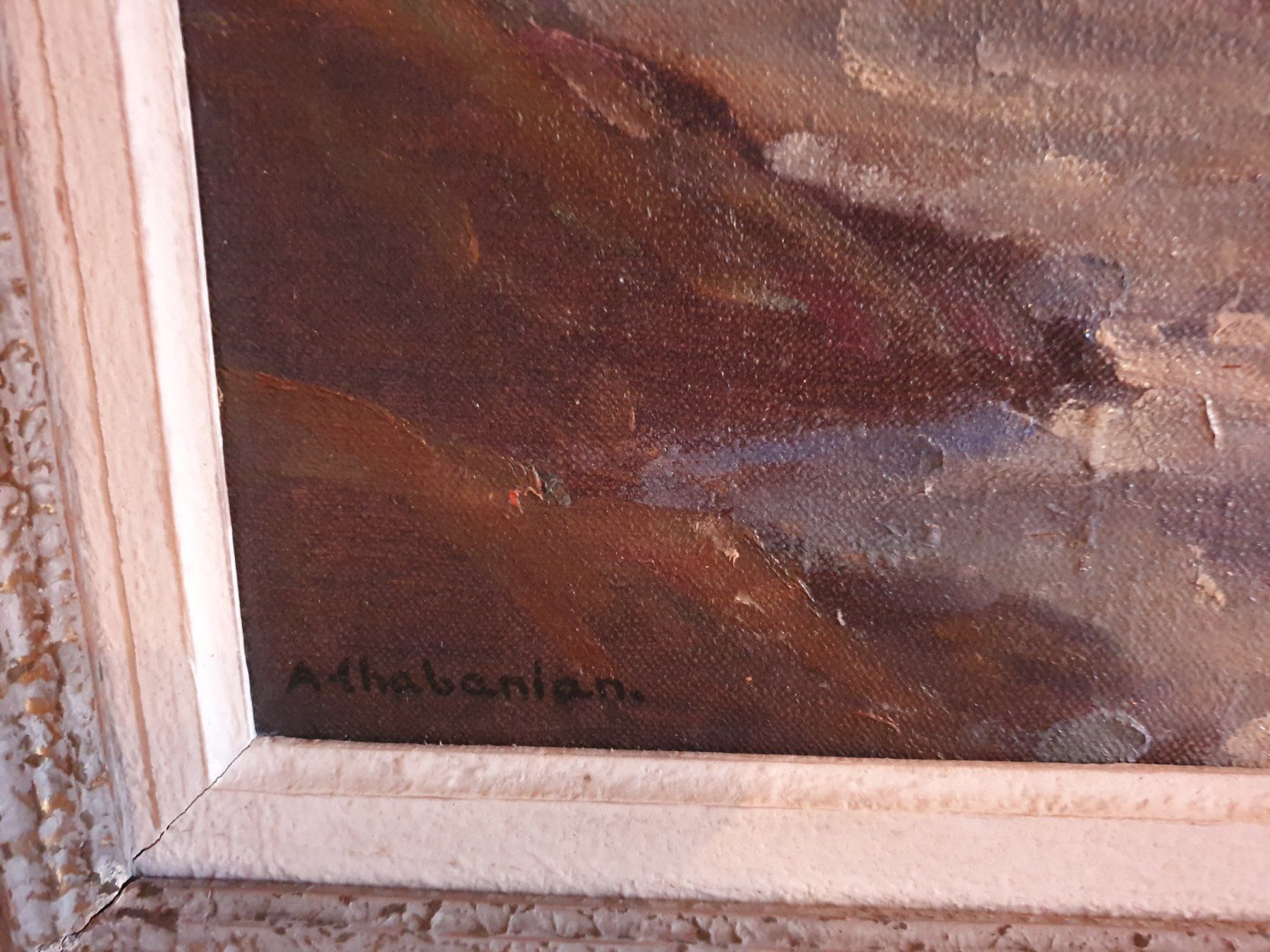 Dipinti: Vagues au clair de lune (Chabanian) – Usato da Grandval venduto da ChezJerome 2