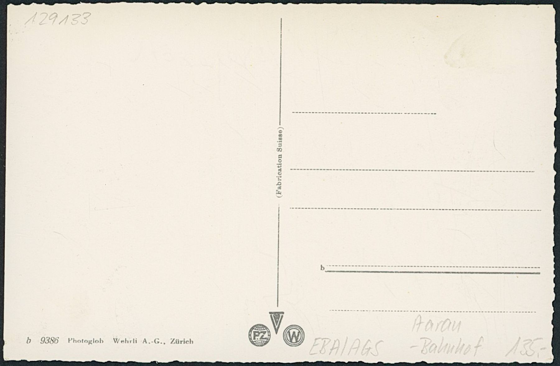 Cartoline postali: AGS Aarau - Bahnhof - Bahn – Nuovo (secondo la descrizione) da Schindellegi venduto da leecollect 1
