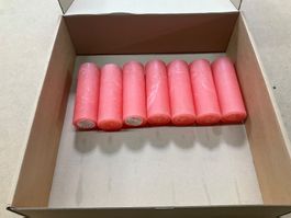 877 Posten Raureifkerzen Ø=5cm H=14cm aus Liquidation