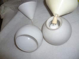 GLAS KUGEL DECKEN HÄNGELEUCHTE