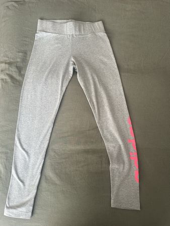 Leggings Adidas Gris/Rose, taille : 170