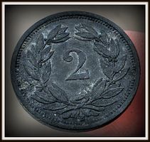 SCHWEIZ 2 RAPPEN 1942 (ZINK)