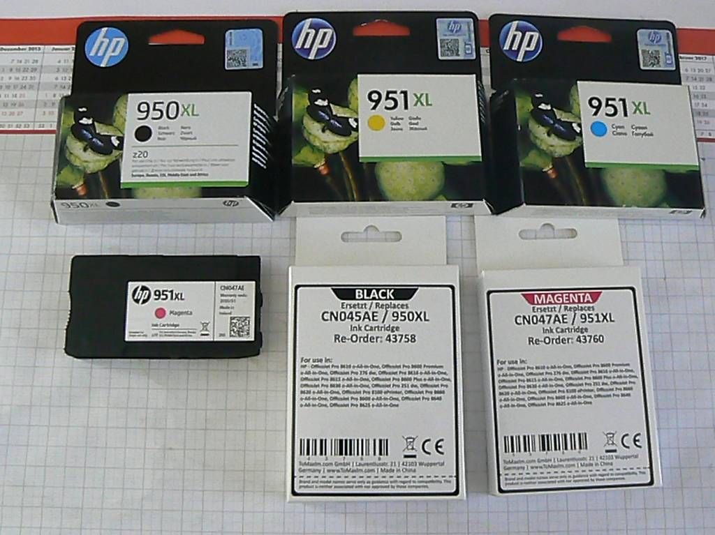 Hewlett Packard Cartucce per stampanti & toner: HP Hewlett Packard Druckerpatronen – Nuovo (secondo la descrizione) da Kollbrunn venduto da fally2000