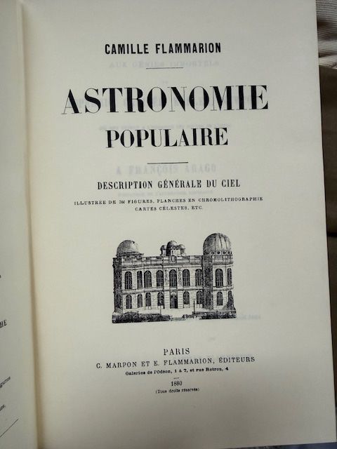 Bücher: Astronomie populaire – Neu (gemäss Beschreibung) aus Enges von cordec 2