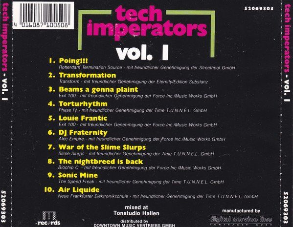 CD: Tech Imerators Vol. 1 – Nuovo (secondo la descrizione) da Hellikon venduto da Jogi73 1