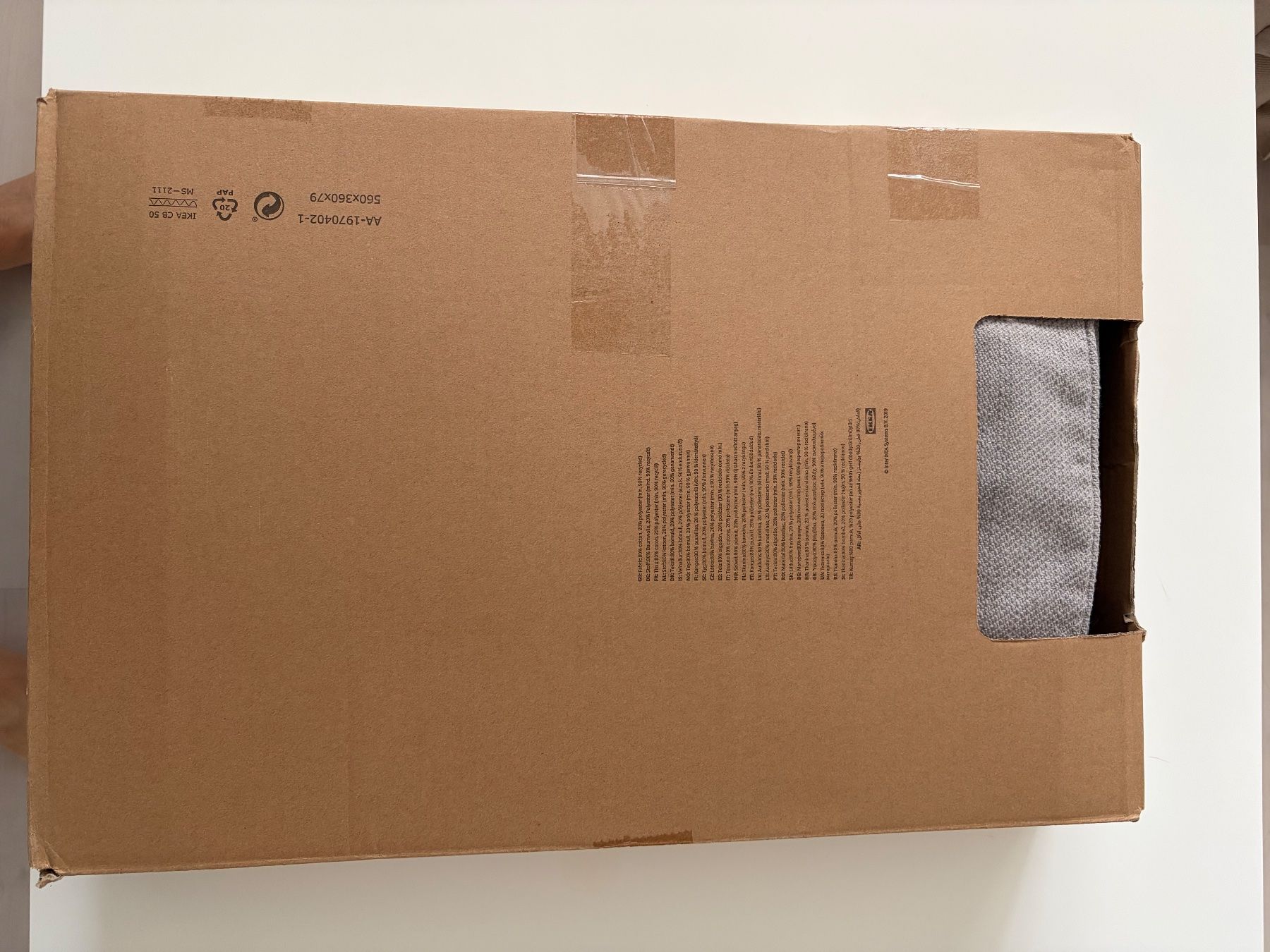 Divani: Housses Canapé IKEA Ektorp grises – Usato da Les Avanchets venduto da Michellinette 2