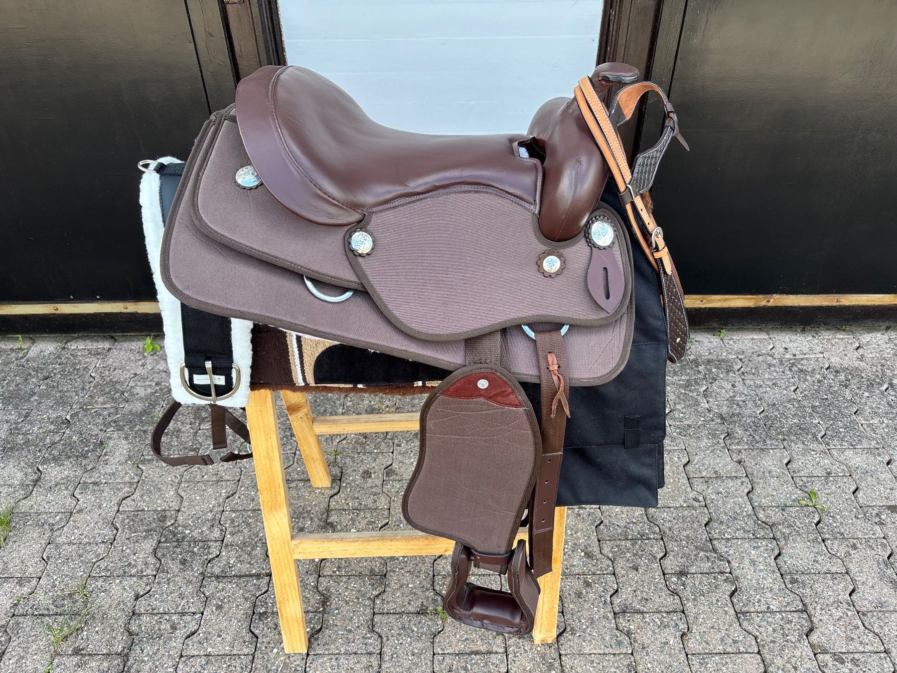 Selle & Accessori: schöner leichter Westernsattel – Usato da Feldbach venduto da Fea1 6