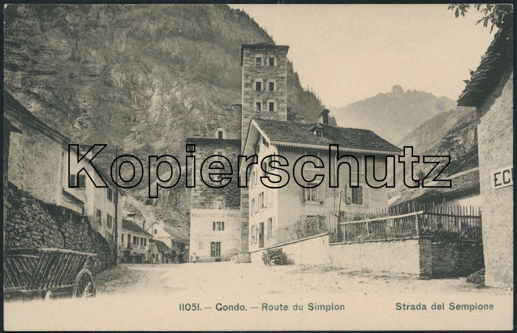 Cartoline postali: VS Gondo - Zwischbergen – Usato da Schindellegi venduto da leecollect