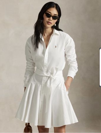 RALPH LAUREN Cotton blouse dress XS/S
