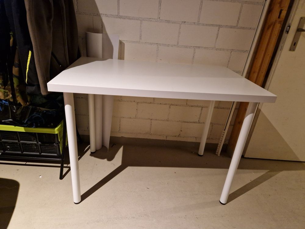 Kleiner weißer Tisch von Ikea 100cm x 60cm Kaufen auf Ricardo