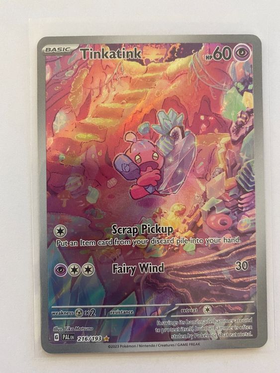 Pokémon Tinkatink 216/193 – Paldea Evolved – Carta Singola Illustrazione Rara Alternativa