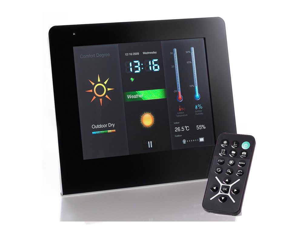 EXPLORE SCIENTIFIC Projektionsuhr Mit Wetterstation - Funkgesteuert Mit Innen/Außentemperatur