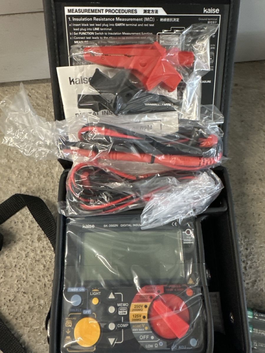 Misurare: Kaise SK-3502 Digital Isolation Tester – Nuovo e nell'imballaggio originale da Trun venduto da TheTschaub 2