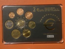 Luxemburg 2 Euro Gedenkmünzensatz 2007 im Etui neuwertig