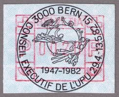ATM 6_Sonder-VO 3000 BERN 15_CONSEIL EXECUTIF DE L'UPU 82 !