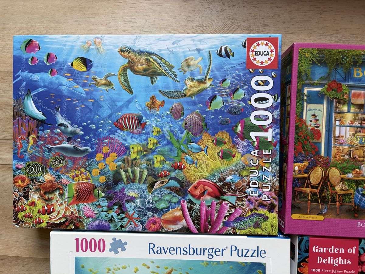 Puzzles: Lot de 4 puzzles de 1000 pièces complets  – D'occasion à Crissier par Nouchki76 1