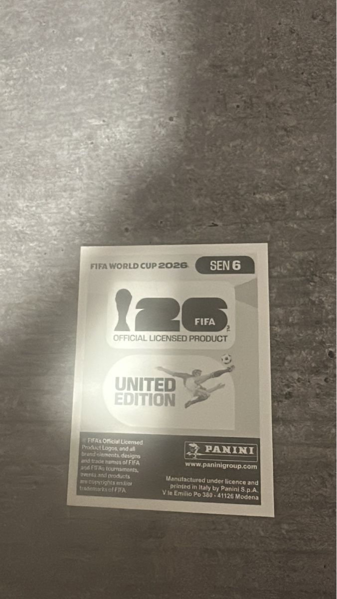 Panini Carte collezionabili: SEN 6 , FIFA WORLD CUP 2026 PANINI  – Nuovo (secondo la descrizione) da Frauenfeld venduto da 1PegPeg1 1