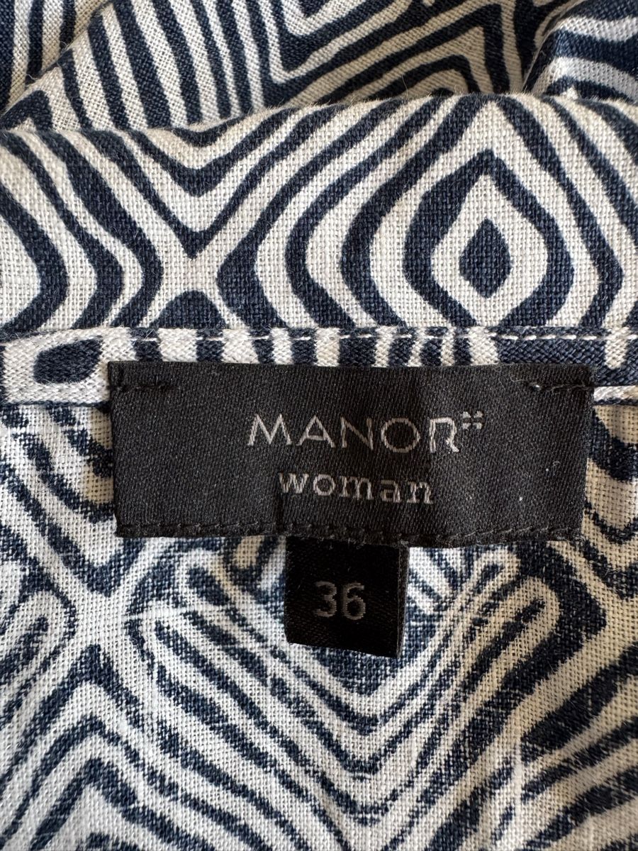 Manor Camicette: Chemise ample en lin MANOR  taille 36 imprimé  – Nuovo (secondo la descrizione) da Morges venduto da sandy069 4