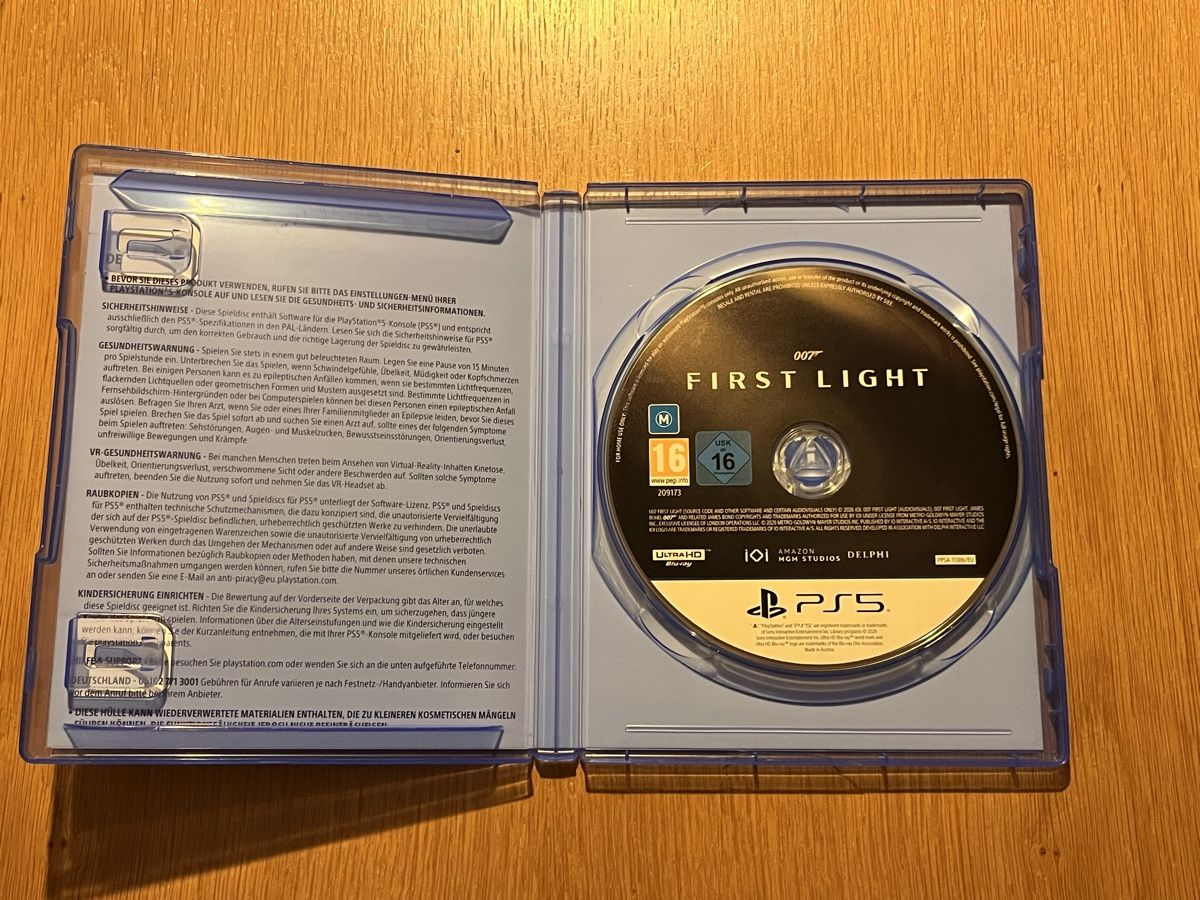 Sony Giochi: 007 James Bond: First Light PS5 Spiel - 1x gespielt – Usato da Luzern venduto da RockinSteve 1