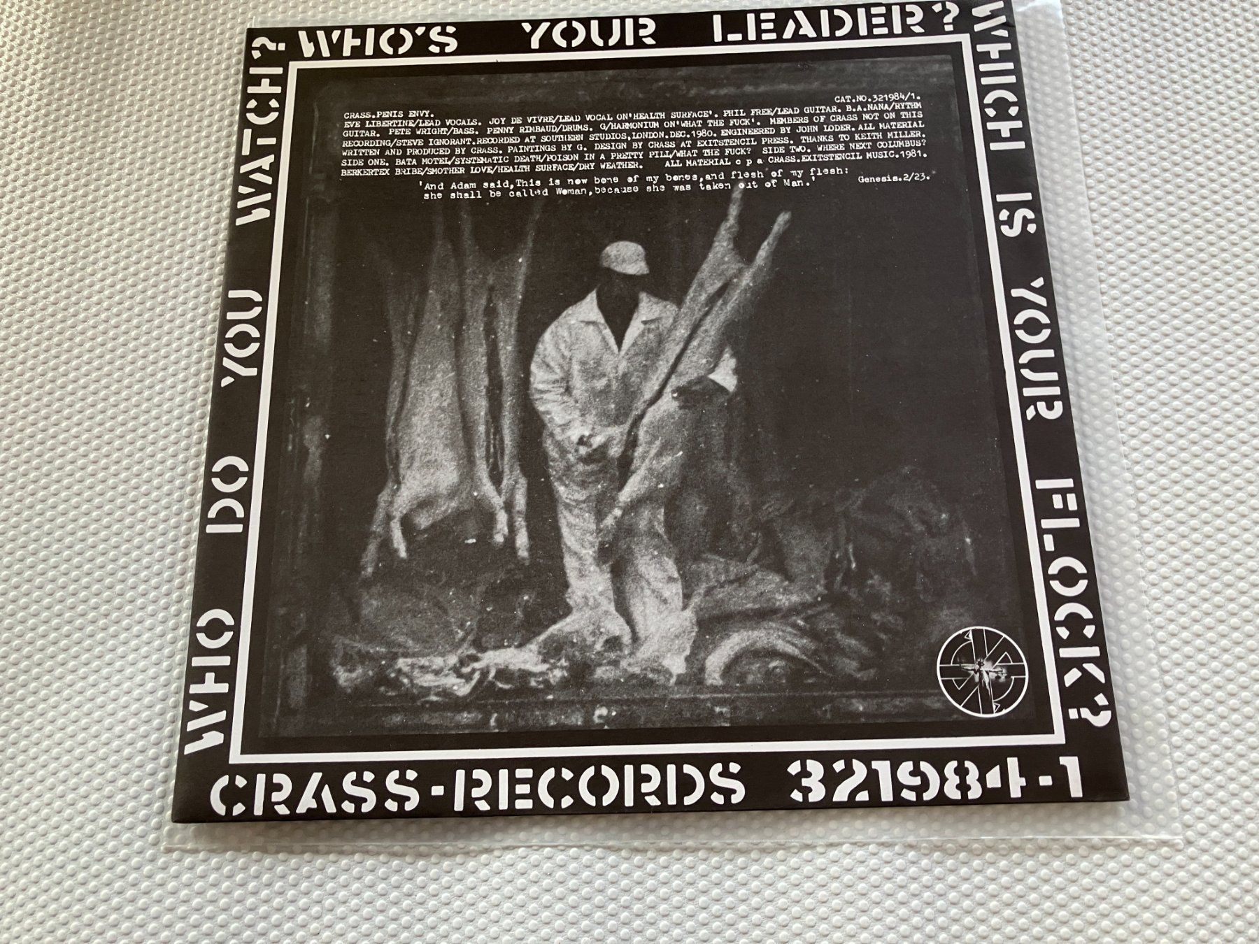 Dischi in vinile: Crass – Usato da Aarwangen venduto da Jukebox3 1