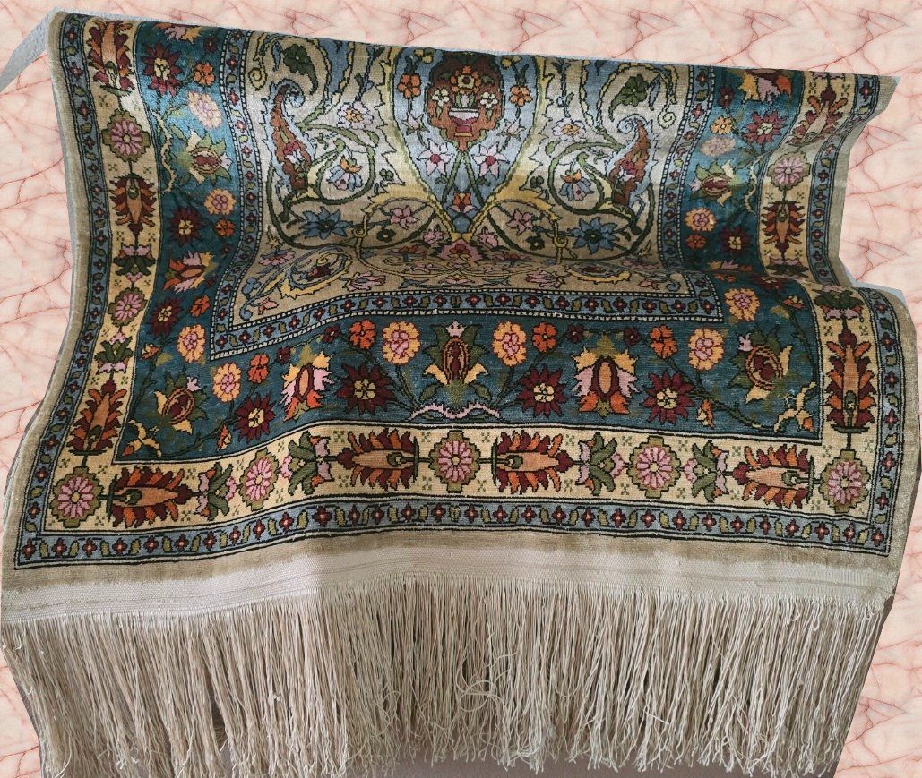 Tappeti: Wunderschöner echt alter originaler Hereke Seidenteppich 60x – Usato da Kriens venduto da atlas2014