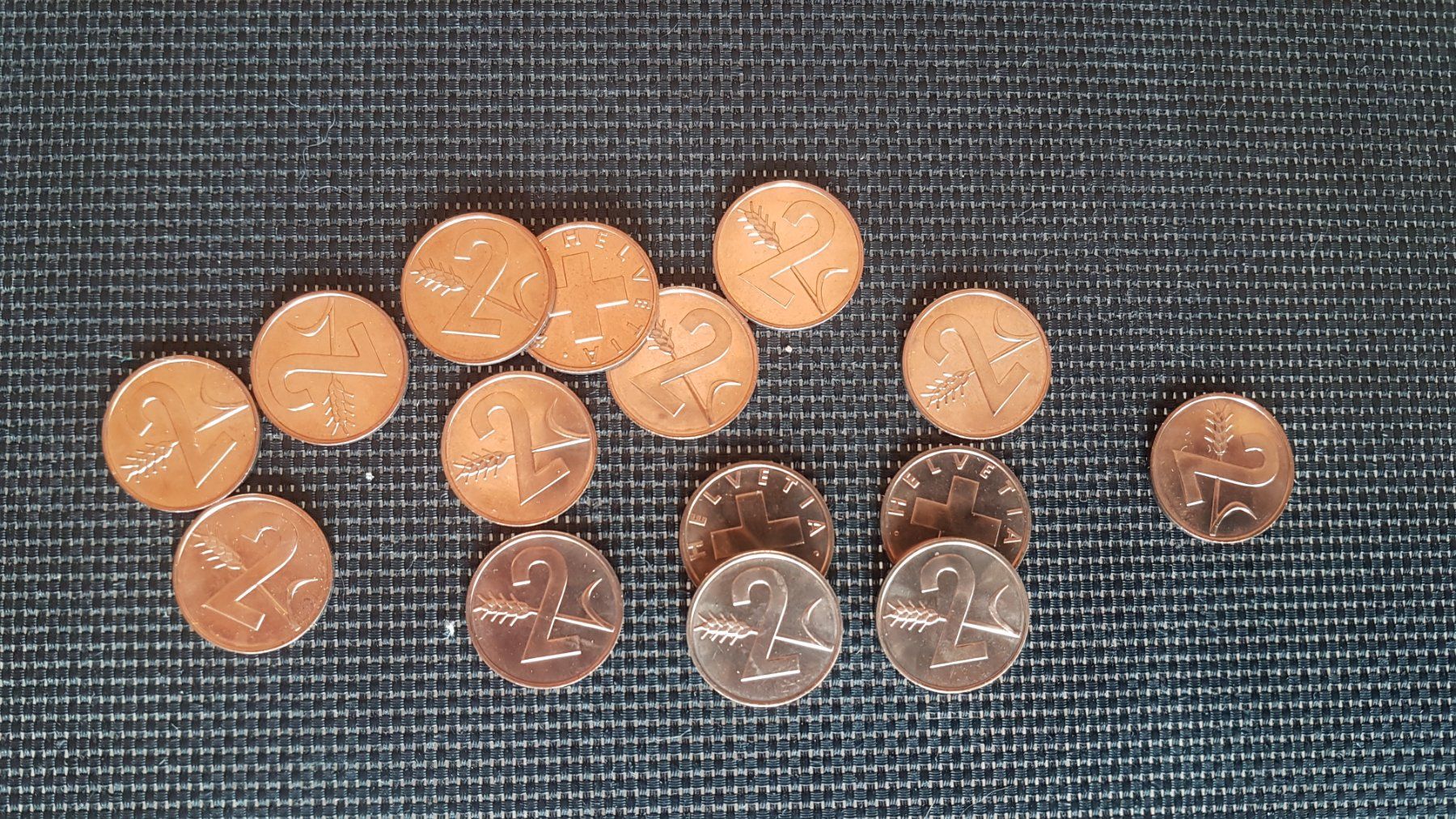 Tutti le monete: 10 Rollen 2-Räppler (1969) – Nuovo e nell'imballaggio originale da Schönenwerd venduto da edursu 2