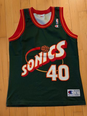 NBA-Jersey - Seattle Supersonics - Shawn Kemp - Size L