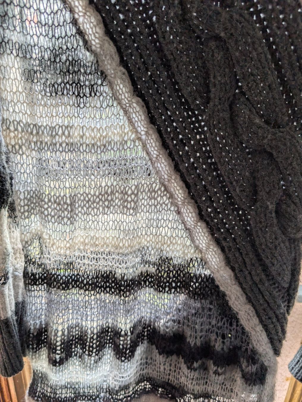 Diesel Vestiti: DIESEL : Robe patchwork de tricot gris S-M – Nuovo (secondo la descrizione) da Petit-Lancy venduto da lilycerise 7