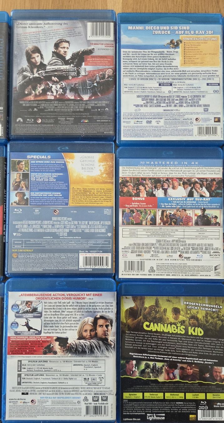 Tutti i DVDs: Blu-ray DVD  Filme Konvolut gebraucht – Usato da Worb venduto da pirelli_01 2