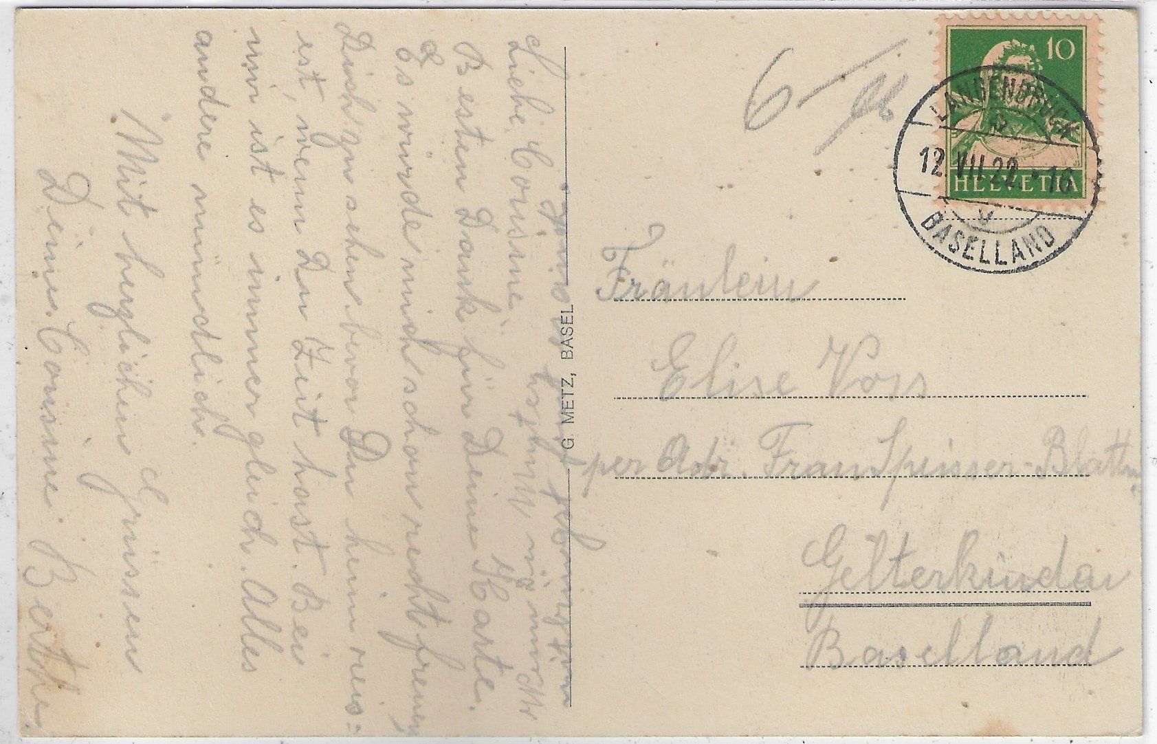 Cartoline postali: Langenbruck - Sanatorium Erzenberg – Usato da Ettingen venduto da Kartenplanet 1