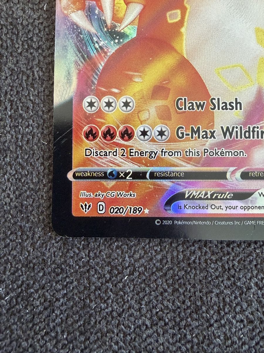 Pokémon Sammelbilder & Trading cards: Pokémon Charizard VMAX 020/189 – Gebraucht aus Liestal von arl_6tv7 1