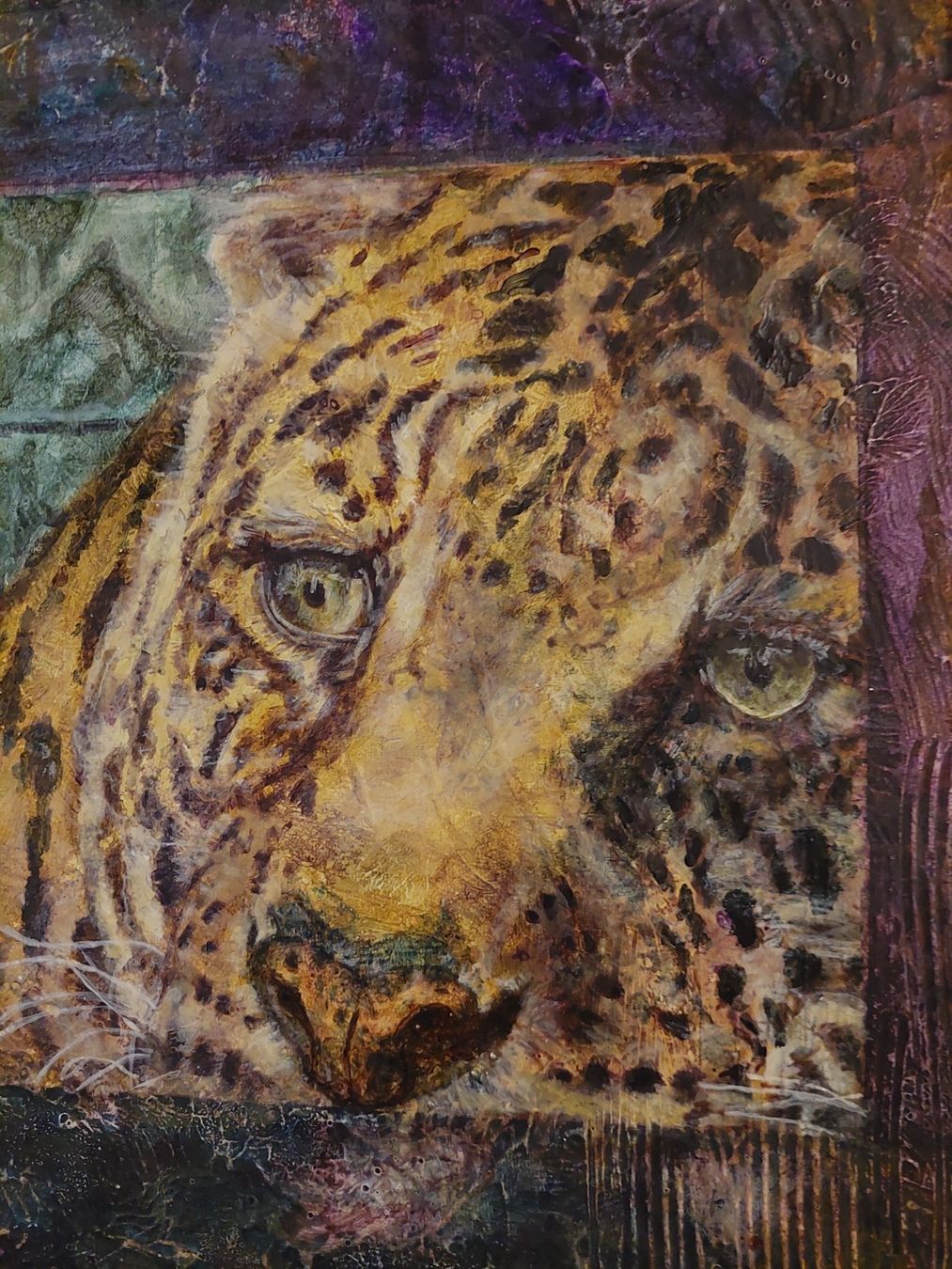Dipinti: Originalgemälde einer Leoparden – Nuovo (secondo la descrizione) da Wünnewil venduto da Rocobi 1