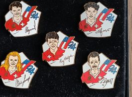 Schweizer Fussball Nationalmannschaft Pins WM 1994 Vintage