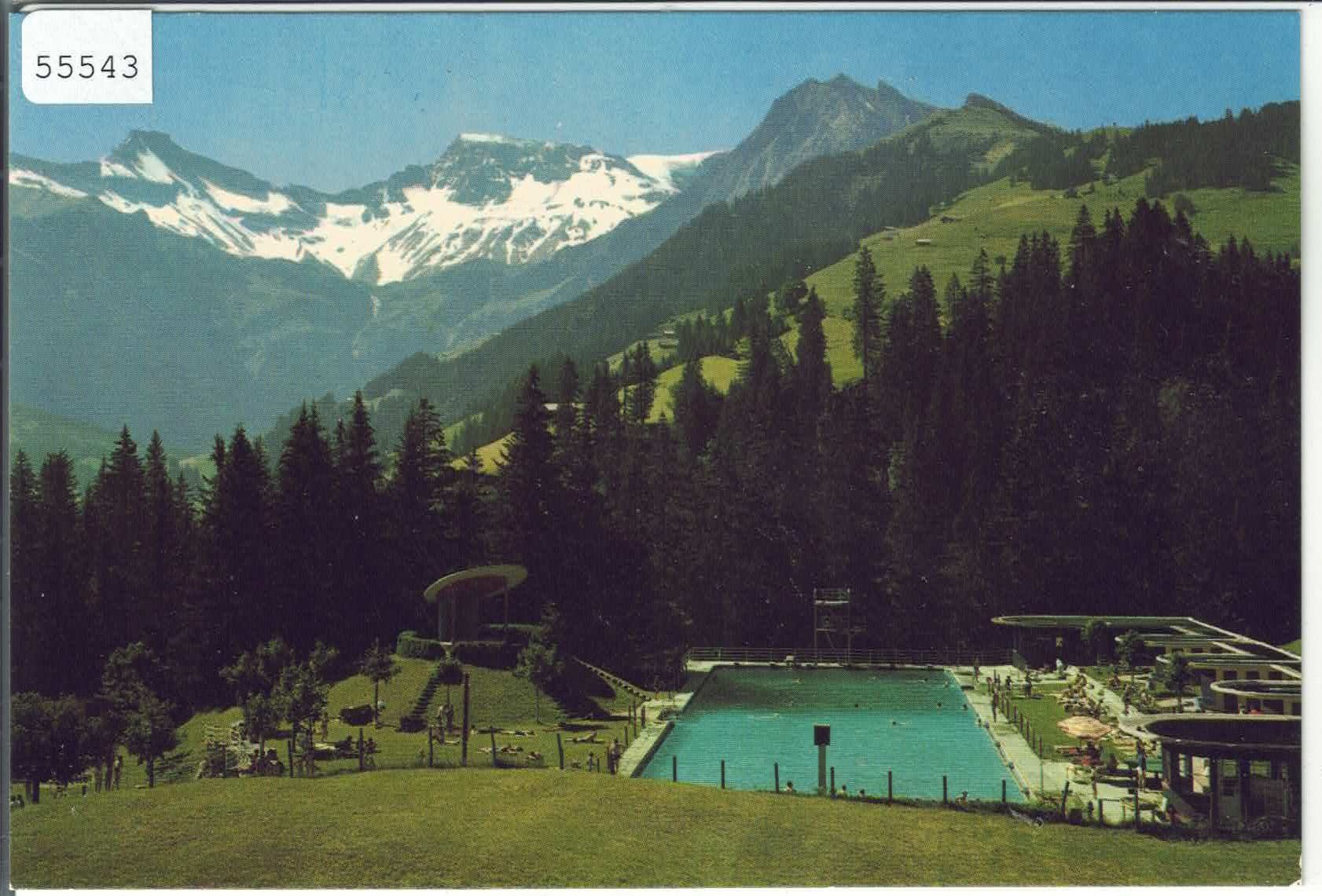 Cartoline postali: Adelboden - Schwimmbad – Usato da Ettingen venduto da Kartenplanet