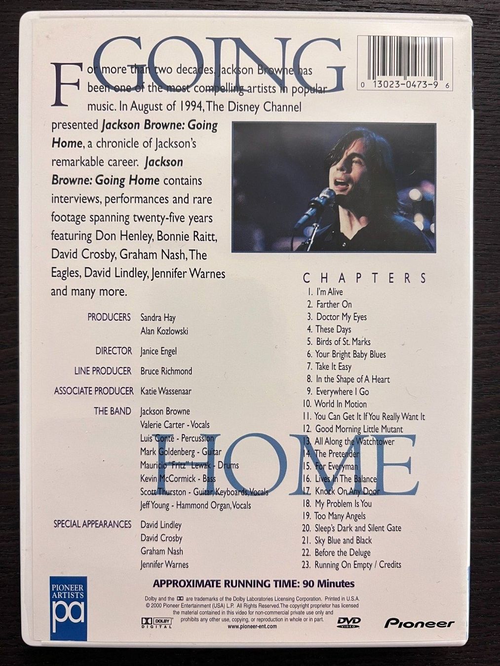 Alle DVDs: Jackson Browne - Going Home – Gebraucht aus Zürich von FilmFreunde 1
