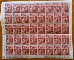timbre poste du Vatican 1 feuille de 40 timbres neufs**