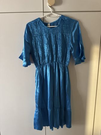 Vestito blu elettrico