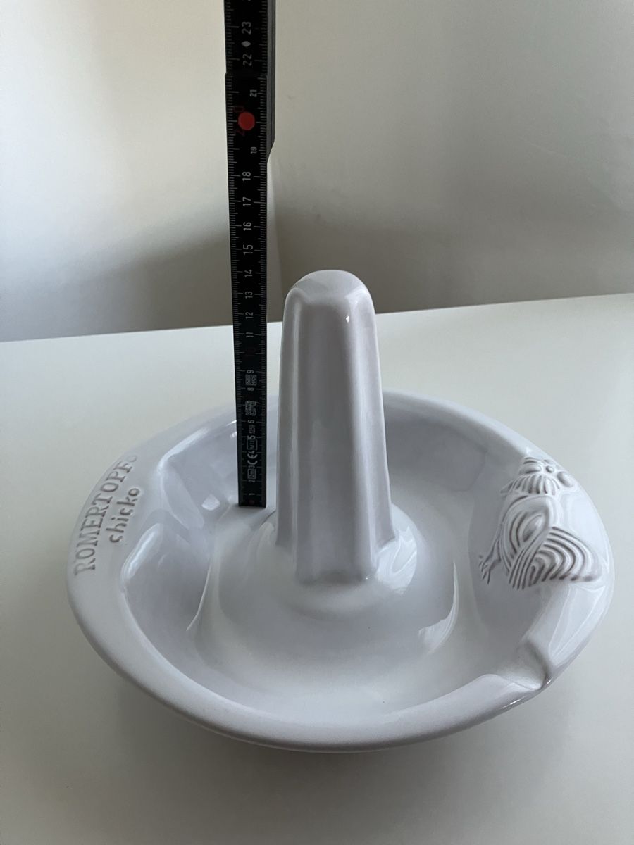 Töpfe: Römertopf Chicken, Hähnchenbräter, Keramik, weiss – Neu (gemäss Beschreibung) aus Neschwil von Luna19610 2