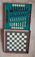 Edles Schachspiel-Set, Holz, neuwertig, komplett,33 x33 (53)