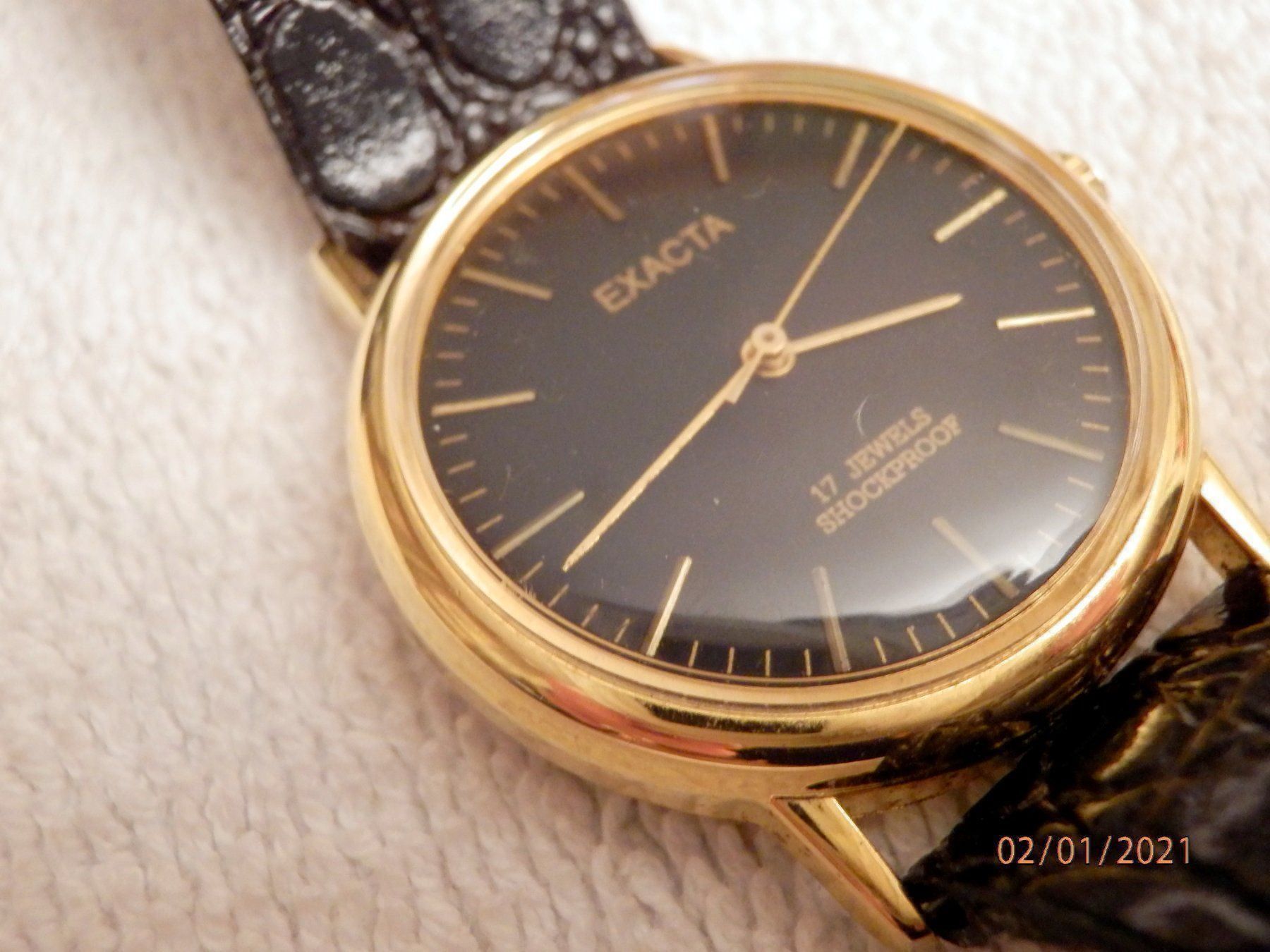 Orologi: Exacta, Herren, Armbanduhr, Handaufzug – Usato da Ueberstorf venduto da dinbau 6