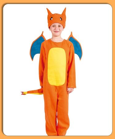 Pokémon-Kostüm für Kinder Charmander