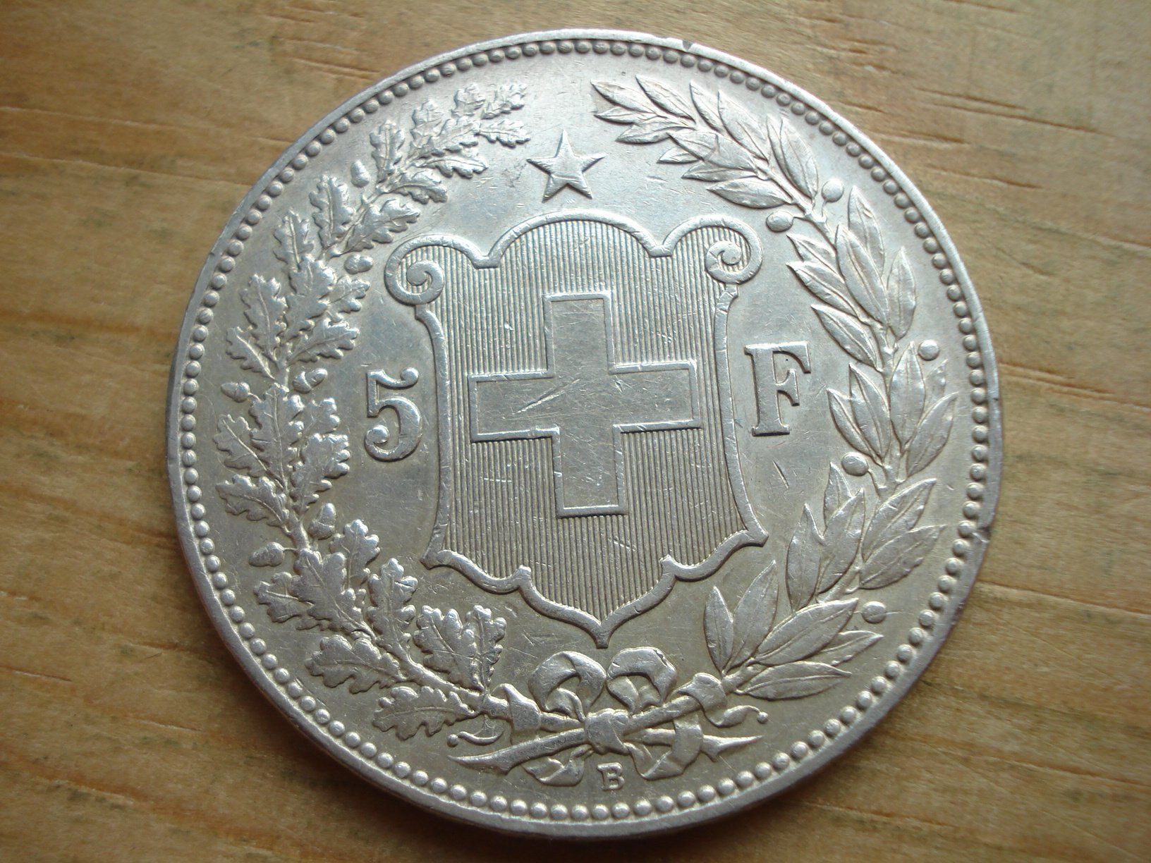 Alle Münzen: (K2) 5 Franken 1908 – Gebraucht aus Erlach von Net-Coins 1
