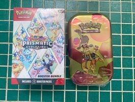 POKÉMON BOOSTER BUNDLE PRISMATIC EVOLUTIONS / 151 TIN En