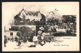 Dussnang, Ansicht vom Kurhaus, Wandelhal