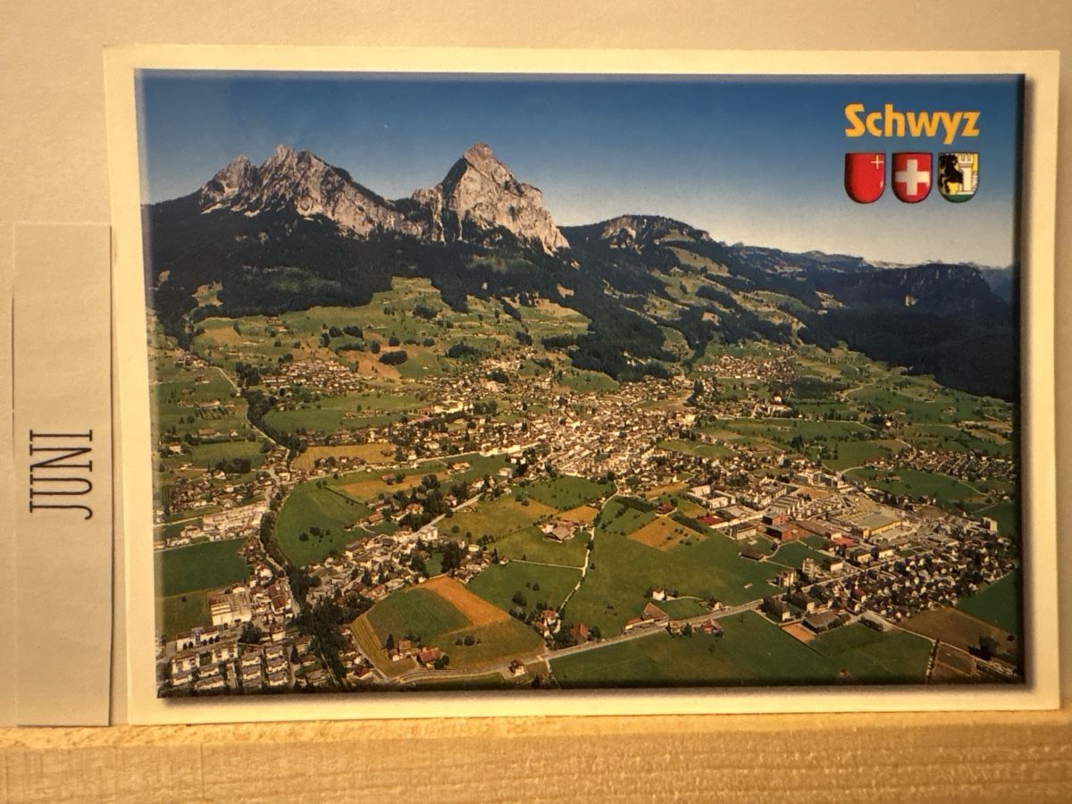 Ansichtskarten: AK von Schwyz – Gebraucht aus Rümlang von Kartenpost1