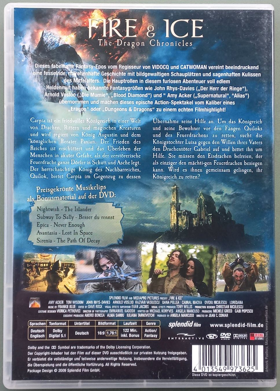 Tutti i DVDs: DVD D/E - Fire & Ice - The Dragon Chronicles – Usato da Niederuzwil venduto da lubimaja 2
