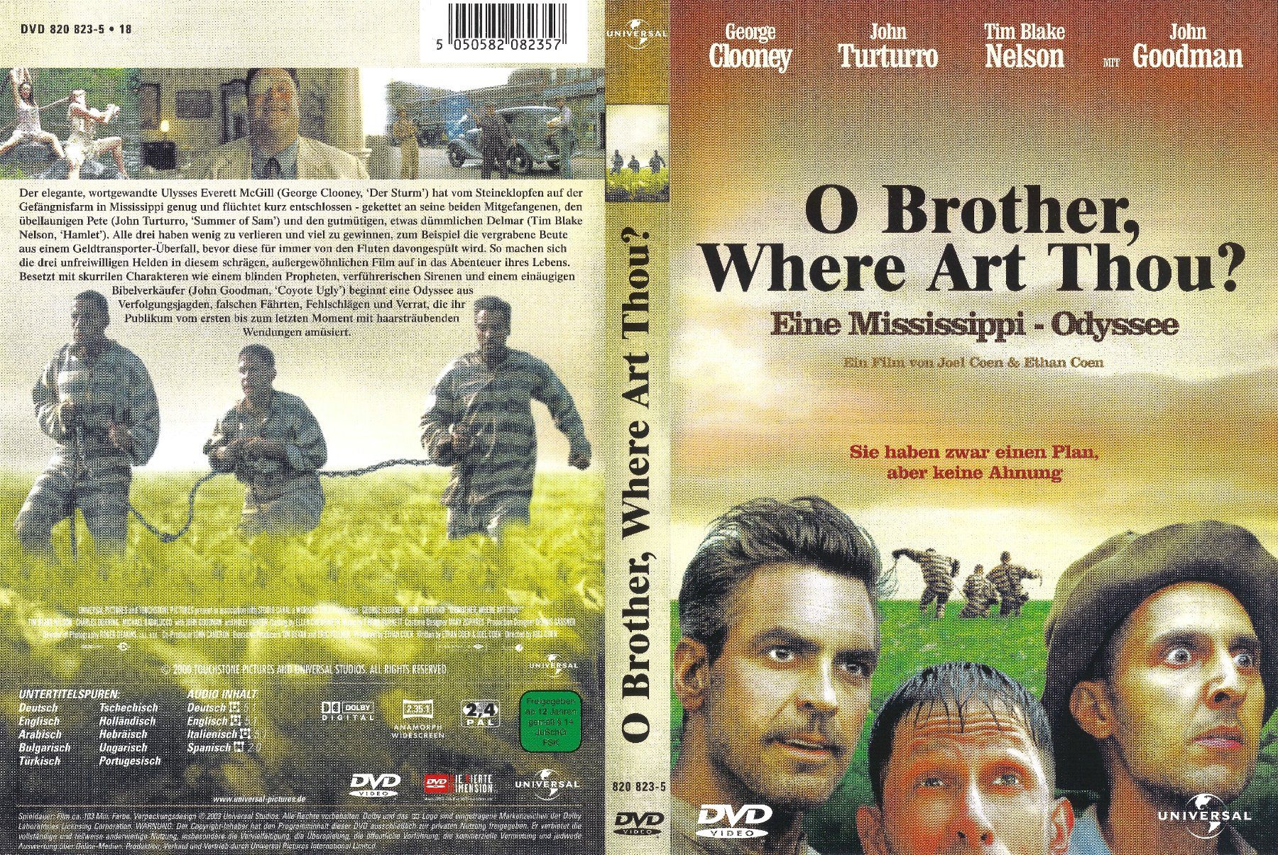 Tutti i DVDs: O Brother, Where Art Thou – Usato da Zürich venduto da Cineasten